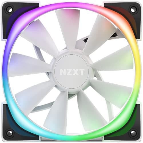 NZXT AER RGB 2 120mm White Addressable RGB PWM 52.44 CFM 3-Pack image