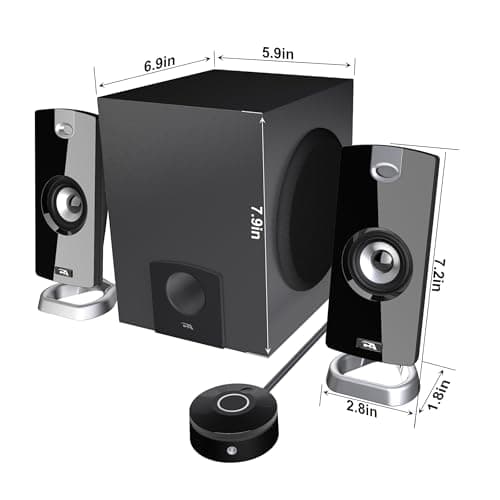 Cyber Acoustics CA-3090 2.1 Channel 10W Speaker System image