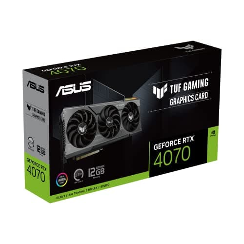 Asus TUF GAMING GeForce RTX 4070 12GB GDDR6X Black image