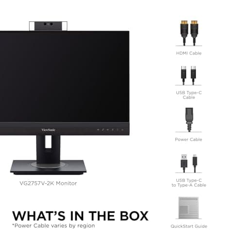 ViewSonic VG2757V-2K 27" 1440p 100Hz IPS Monitor image