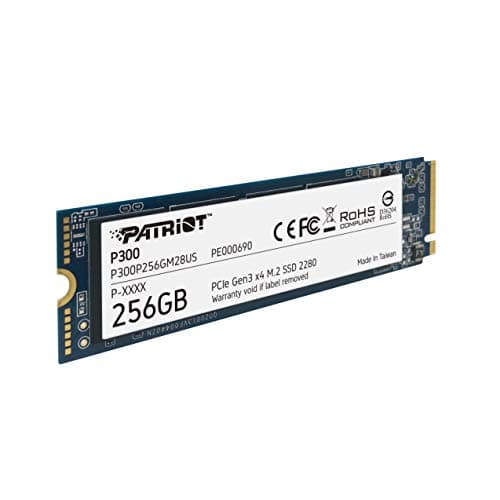 Patriot P300 256GB M.2-2280 SSD PCIe 3.0 X4 NVMe image