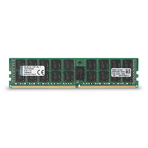 Kingston KVR21R15D4K4/64 Registered Black / Green DDR4-2133 CL15 64GB (4x16GB) image