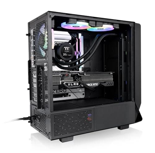 Thermaltake Ceres 350 MX ATX Mid Tower Black Tempered Glass Side Panel image