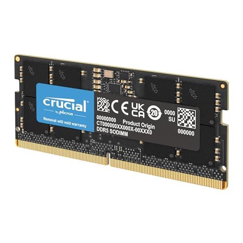 Crucial CT32G52C42S5 Black SODIMM DDR5-5200 CL42 32GB (1x32GB) image