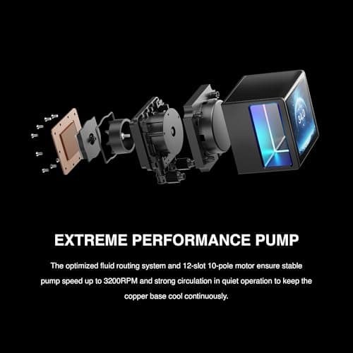 GAMDIAS CHIONE P5 81.81 CFM Water 360mm Black image