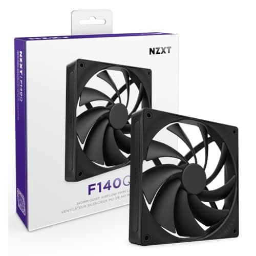 NZXT F140Q (2024) 140mm Black PWM 102.9 CFM 1-Pack image