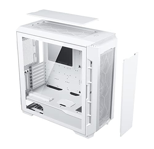 Phanteks Eclipse P600S ATX Mid Tower White Tempered Glass Side Panel, USB 3.2 Gen 2 Type-C, USB 3.2 Gen 1 Type-A Front Panel image