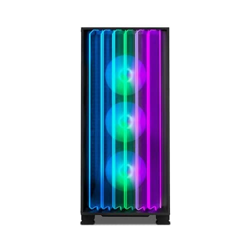 YEYIAN Mirage X ATX Full Tower Black with Tempered Glass Side Panel, USB 3.2 Gen 2x2 Type-C USB 3.2 Gen 1 Type-A, Dimensions 517 x 235 x 497 image