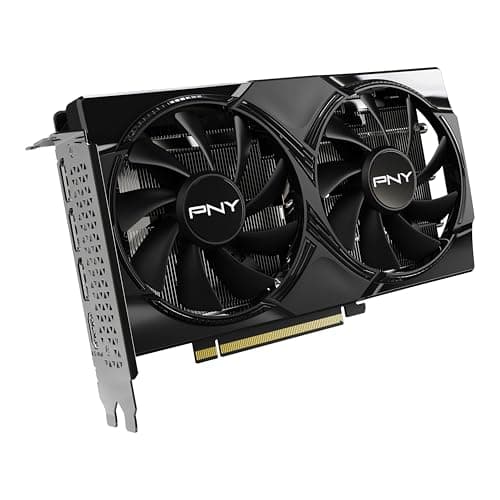 PNY Dual Fan GeForce RTX 5060 8GB GDDR7 Black image
