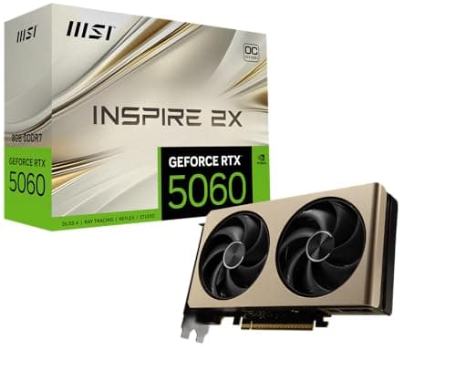 MSI INSPIRE 2X OC GeForce RTX 5060 Ti 16GB GDDR7 main image