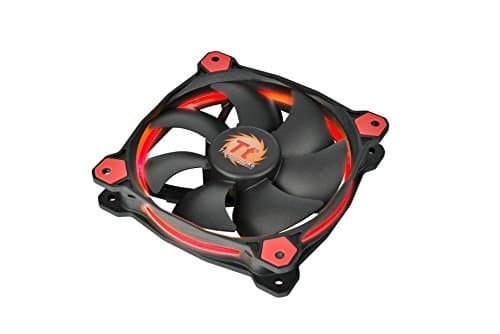 Thermaltake Riing 120mm Red LED 40.6 CFM Black / Red 1-Pack image