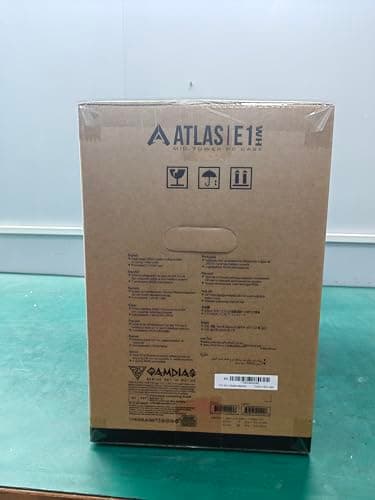 GAMDIAS ATLAS E1 ATX Mid Tower White with Tempered Glass Side Panel and USB 3.2 Gen 1 Type-A Front Panel image