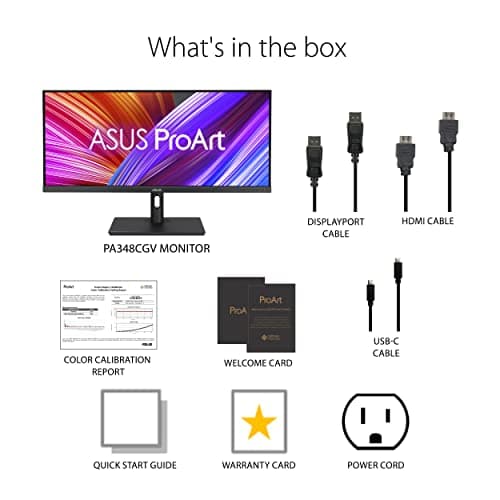 Asus ProArt Display PA348CGV 34" 3440x1440 120Hz IPS Monitor image