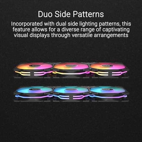 Asus TUF Gaming TR120 120mm Black ARGB PWM 77.4 CFM 3-Pack image