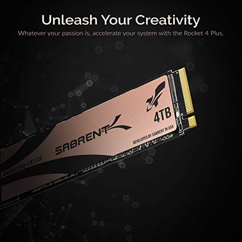 Sabrent Rocket 4 Plus 4TB SSD M.2-2280 PCIe 4.0 x4 NVMe image