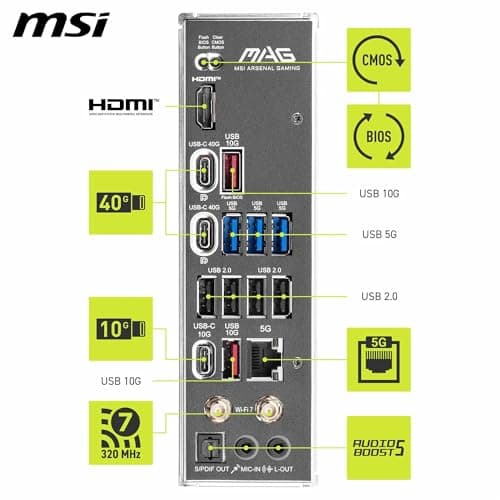MSI X870E MAG TOMAHAWK WIFI AM5 DDR5 ATX image