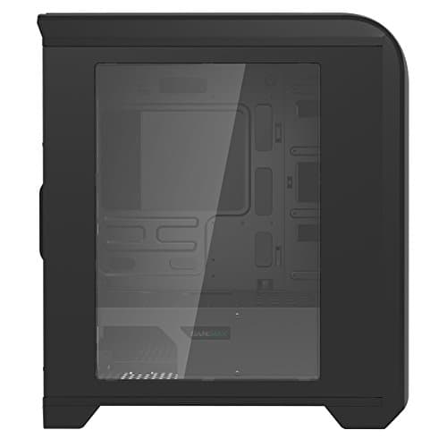 GameMax Centauri MicroATX Mid Tower Black / Gray with Acrylic Side Panel and USB 3.2 Gen 1 Type-A USB 2.0 Type-A image