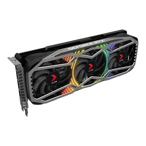 PNY GeForce RTX 3080 10GB LHR XLR8 Gaming REVEL EPIC-X RGB 10GB GDDR6X Silver / Black image