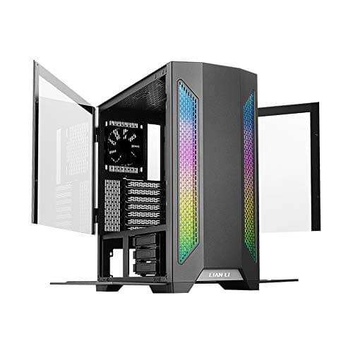 Lian Li LANCOOL II-X ATX Mid Tower Black with Tempered Glass Side Panel and Front Panel USB 3.2 Gen 2 Type-C, USB 3.2 Gen 1 Type-A image