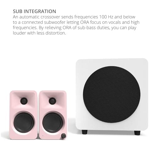 Kanto ORA 2.0 100 W Pink / Black Speaker System image