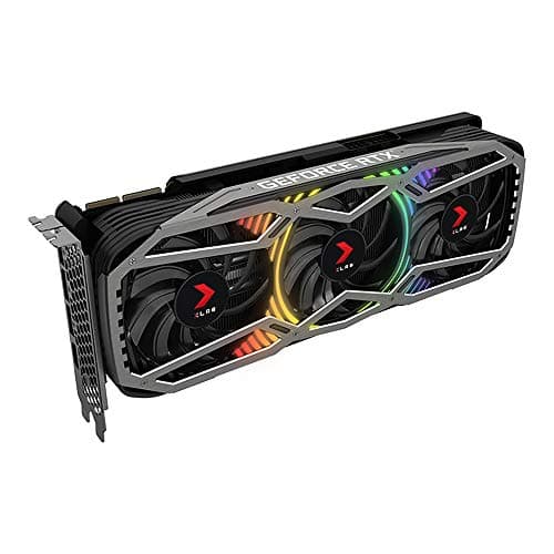 PNY XLR8 Gaming REVEL EPIC-X RGB GeForce RTX 3070 LHR 8GB GDDR6 Silver / Black image