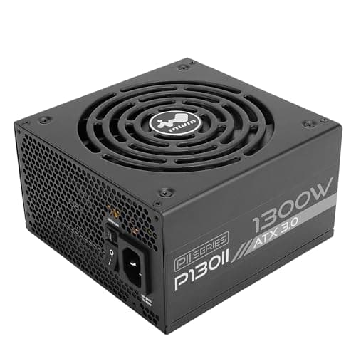 In Win P130II Black ATX 1300W Fully Modular 80+ Platinum Certified image