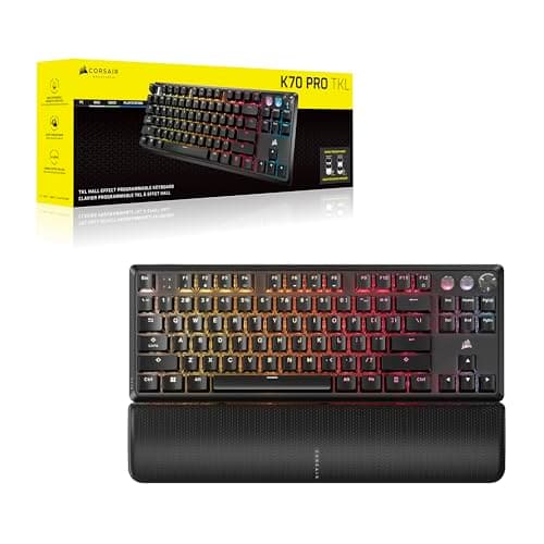 Corsair K70 PRO TKL ABS RGB Wired Gaming Keyboard image