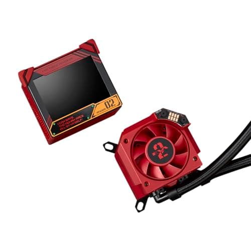 Asus ROG RYUJIN III Water 360mm ARGB EVA-02 EDITION 70.07 CFM Red / Black image