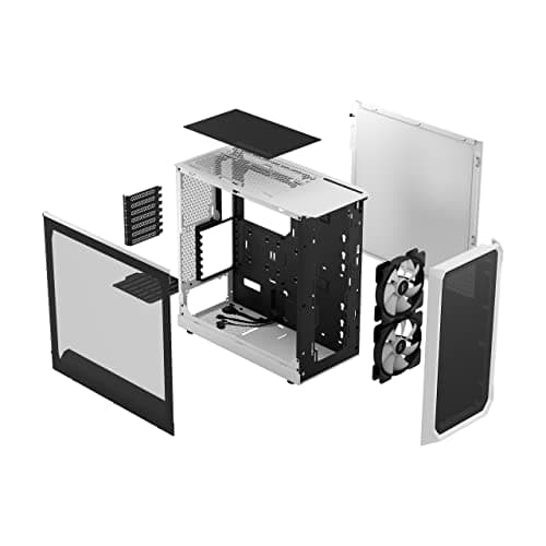 Fractal Design Focus 2 RGB ATX Mid Tower White / Black Tempered Glass image