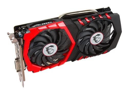 MSI GeForce GTX 1050 Ti GAMING X Black / Red 4GB GDDR5 Black / Red image