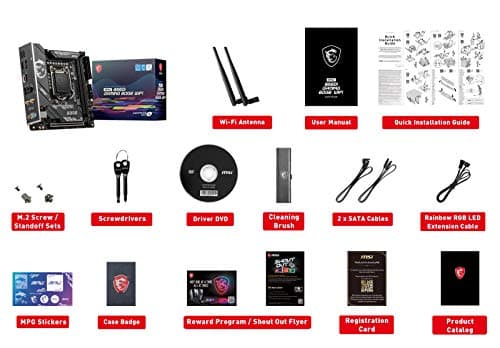 MSI B560I MPG GAMING EDGE WIFI LGA1200 DDR4 Mini ITX image