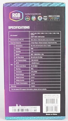 Cooler Master Hyper H410R RGB Air 136mm image