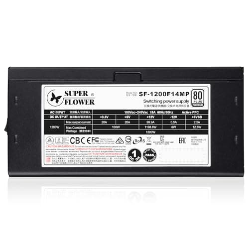 Super Flower Leadex Platinum SE 1200W Fully Modular 80+ Platinum image