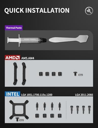 upHere E240KC Water 240mm Black image