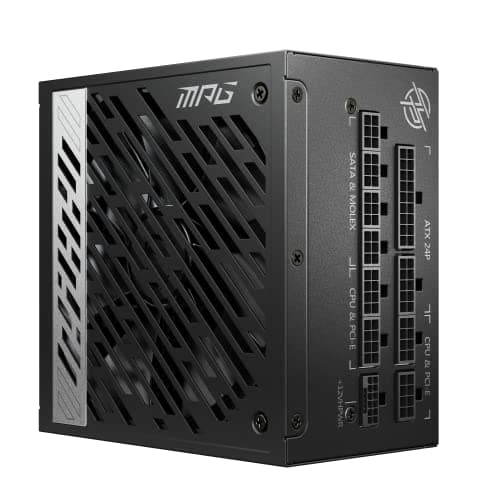 MSI MPG A1000G Fully Modular ATX Power Supply - 1000 Watts ATX 3.1 - Black image