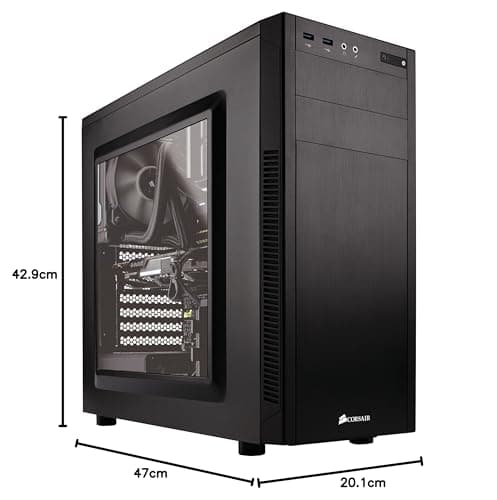 Corsair Carbide Series 100R ATX Mid Tower Black with Acrylic Side Panel and USB 3.2 Gen 1 Type-A Front Panel image