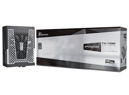 SeaSonic PRIME TX-1300 Black / Silver ATX 3.0 1300W Fully Modular 80+ Titanium Certified image
