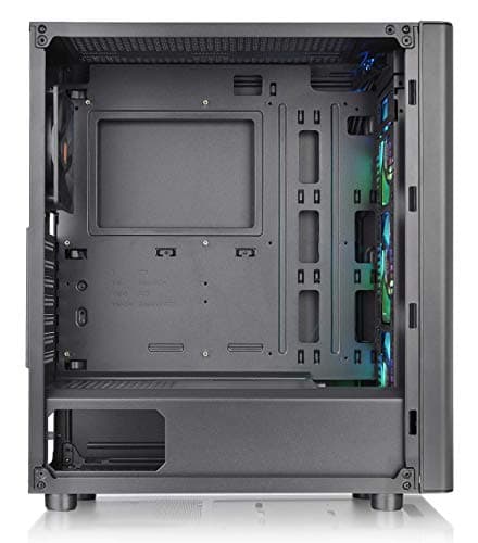 Thermaltake V250 TG ARGB ATX Mid Tower Black with Tempered Glass Side Panel and USB 3.2 Gen 1 Type-A, USB 2.0 Type-A image