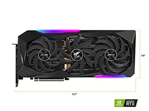 Gigabyte AORUS MASTER GeForce RTX 3070 Ti 8GB GDDR6X Black image