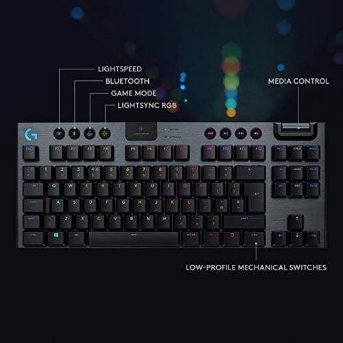 Logitech G915 TKL RGB Wireless/Bluetooth/Wired GL Linear Gaming Keyboard image