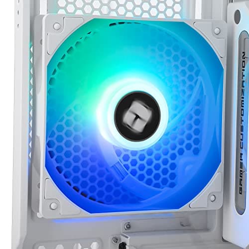 Thermalright TL-C12CW-S X3 120mm White PWM Addressable RGB 66.17 CFM 3-Pack image