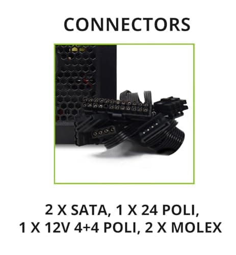 Tecnoware Free Black Silent 500W Non-Modular image