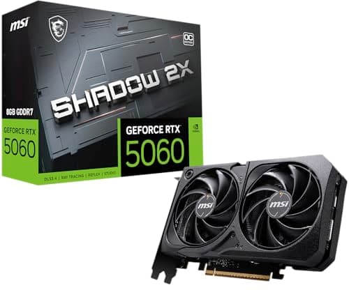 MSI SHADOW 2X OC GeForce RTX 5060 8GB GDDR7 main image