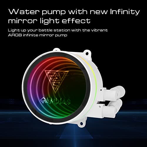 GAMDIAS CHIONE M3 Water 240mm 70.2 CFM White image