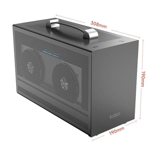 PC Cooler I100 PRO Mini-ITX Desktop White Mesh image