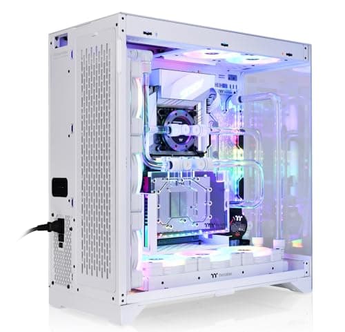 Thermaltake CTE E660 MX ATX Mid Tower White with Tempered Glass Side Panel and USB 3.2 Gen 2 Type-C, USB 3.2 Gen 1 Type-A image