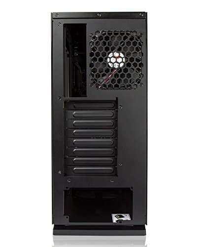 IN WIN 805 GOLD / Black Aluminum / Tempered Glass ATX Mid Tower Computer Case Compatible with ATX 12V/EPS (up to 220mm) Power Supply image