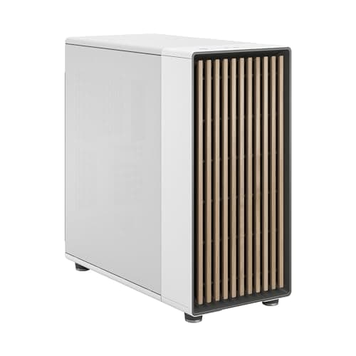 Fractal Design North XL ATX Full Tower White with Mesh Side Panel and USB 3.2 Gen 2 Type-C, USB 3.2 Gen 1 Type-A image
