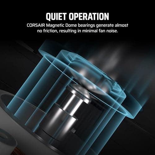 Corsair iCUE LINK LX120-R 120mm Addressable RGB PWM 70 CFM Black 3-Pack image