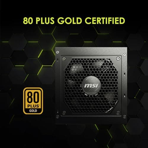 MSI MAG A650GL Black 650W Fully Modular 80+ Gold Certified ATX image